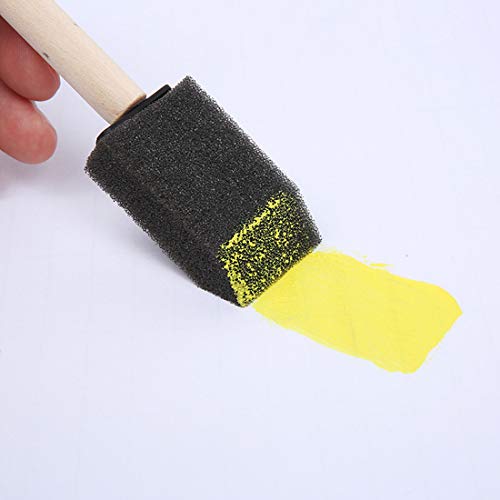 thumbnail image 2 of US Art Supply 2" Foam Sponge Brushes - 40-Pack Value Set For Painting & Crafts 2 of 13