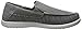 Crocs Men's Santa Cruz II Luxe Slub Slipon Slip-On Loafer, Charcoal/Light Grey, 11 M US