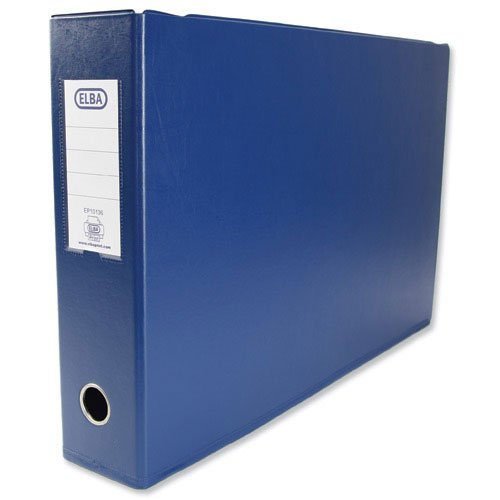 Elba Bante x A3 70mm Plastic Lever Arch File - Blue