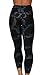 Velocity - Soft, Comfy, High Quality Printed Leggings – Full Length Yoga Pants – Ink Loop Navy – Large