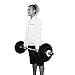 The Friendly Swede Fractional Micro Weight Plates for Strength Training and Muscle Building - Set of 8 Olympic Barbell Change Plates, 5 lb for Incremental Weight Increases
