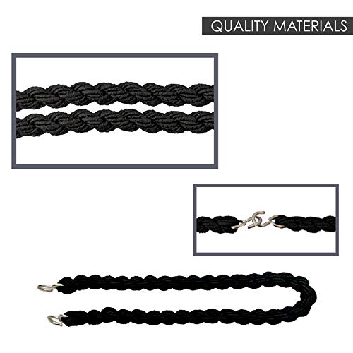 5 Black Military Boot Bands Blousing Boot Straps Military Grade for USMC, Air Force, Army and