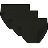 WANDER Women's High-Stretch Athletic Hipster 3-Pack Moisture-Wicking with Pure Cotton Gusset for Sports & Daily Comfort