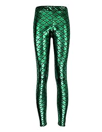 Alaroo mallas de sirena brillantes para dama, pantalones S-3XL