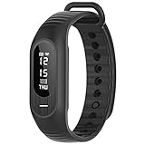 Fitness Tracker Blood Pressure Heart Rate ECG Monitoring For IPhone Android Phones Pedometer Calorie Sleep Tracker Waterproof - Black