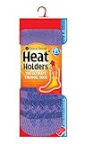 Women's 2.34 Tog Thermal Heat Holder Slipper Socks, 5-9 Us, Lilac Stripe