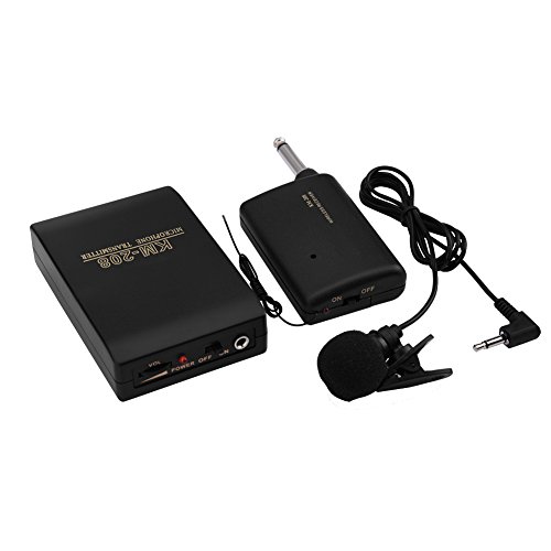 Zerone Mini Voice Amplifier Clipon Wireless Mic Microphone Kit FM Transmitter Receiver Hand