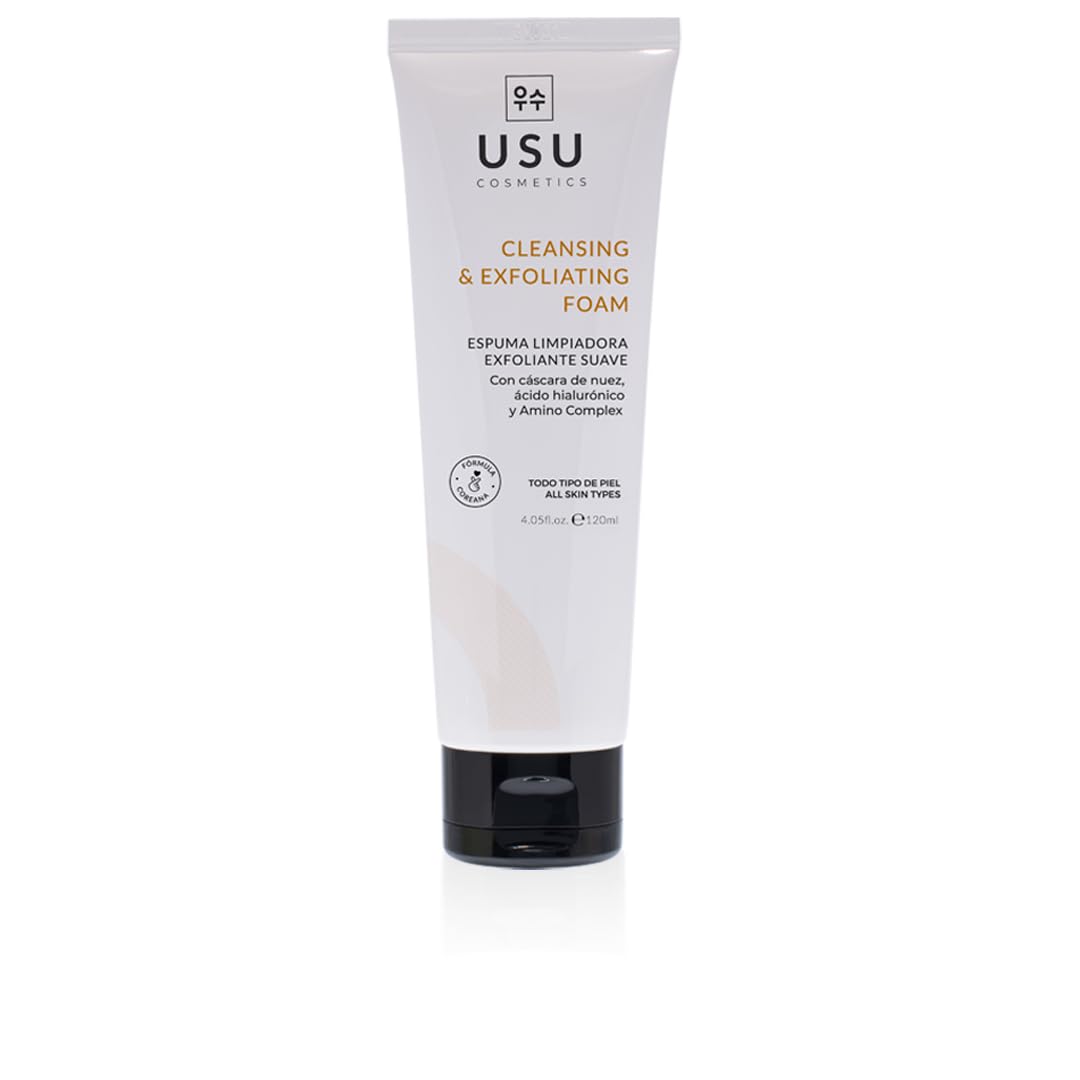 USU Cosmetics 4299-00738 Amino Espuma Exfoliante 120 ml for Adults, Ideal for Everyday use, 120 ml
