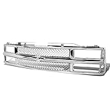 Chevy C10 C/K-Series Chrome Meshed ABS Plastic Front Bumper Grille