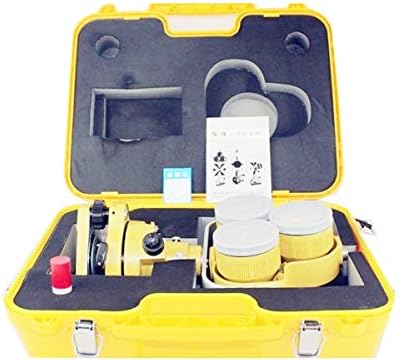 YXHUI Three-Head Prism Combination Set, Mirror Prism Base Prism Head, Mirror Long Distance Prism, with Box More Accurate and Better use. (Color : Yellow)