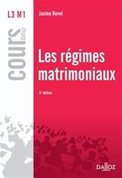 Les  régimes matrimoniaux