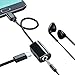 Type C to 3.5mm Audio Adapter, Drift 2 in 1 USB Type C Male to 3.5mm Female Stereo Earphone Converter Adapter & Charging for Xiaomi, Huawei, OnePlus 6T, Moto Z(NOT for Pixel2/2xl)(Black)thumb 1