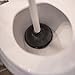 Plumb Craft Toilet and Drain Plunger with Holder Combo, Black/White