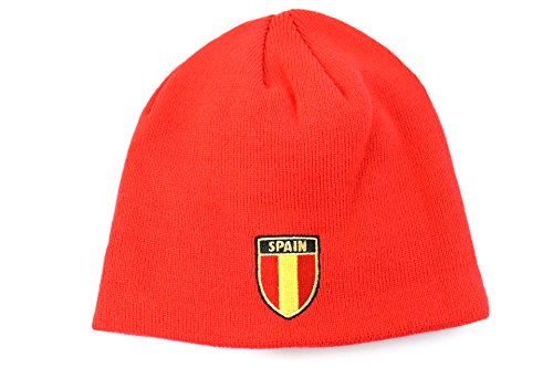 Puma Men's Country Shield Beanie, Navy/Red, One Size Puma Men's Country Shield Beanie, Navy/Red, One Size