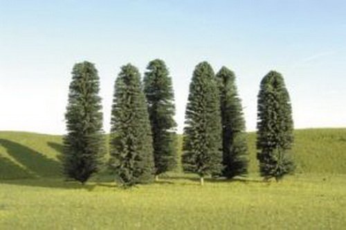 Bachmann Trains inches 6 inches  Cedar Trees 6 Per Box