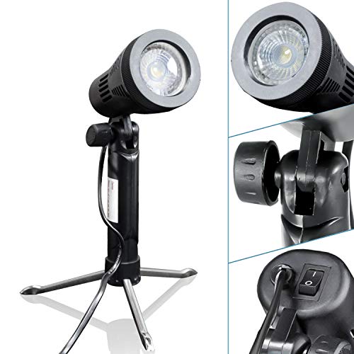 LimoStudio 2 Sets Photography Continuous 5500K LED Portable Light Lamp for Table Top Studio with Color Filters, Photography Photo Studio, AGG1501