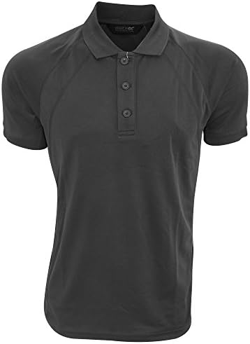 Regatta Hardwear Mens Coolweave Short Sleeve Polo Shirt (XS) (Iron)