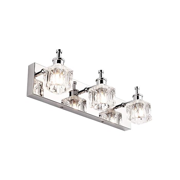PRESDE Bathroom Vanity Lights Fixture Over Mirror 3 Lights LED Modern