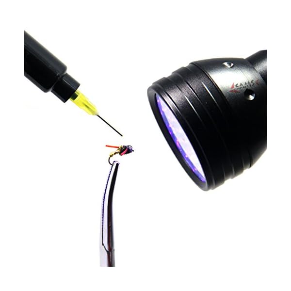 SAMS-Fly-Tying-Kits-UV-Flashlight-Black-Lights-395-nM-51-LEDs-and-Cure-Syringe-Coating-Tools