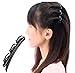 Suoirblss 2 PCS French Braider Hair Tool Fashion Double Layer Band Twist Plait Clip Front Hair Clips Hairpin Headband Beauty Tool Hair Accessory