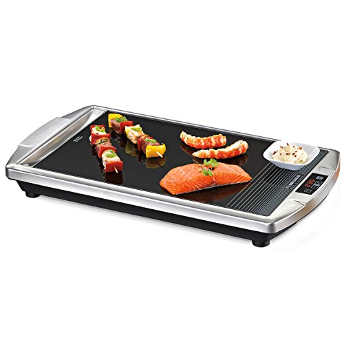 ROMMELSBACHER CERAN® Grill CG 2308/TC - Made in Germany, SCHOTT CERAN® Grillfläche, Temperatur von 80 - 280 °C…
