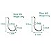 Offset Octopus Circle Hooks, 100pcs Baitholder Fishing Hooks Sharp Beak Fishing Gear and Equipment for Catfish Freshwater Saltwater Steelhead Trout Bass, Black, Size 4/0, 100pcs