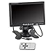Tontec 7 Inch High Resolution 1024 * 600 TFT LCD Screen Display Monitor for Raspberry Pi 2B B B+ with HDMI VGA Input, DVD VCR Car Rearview Headrest Monitor with Remote HDMI Cable