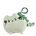 GUND Pusheen Pusheenosaurus Dinosaur Cat Plush Stuffed Animal Backpack Clip, Green, 4.5