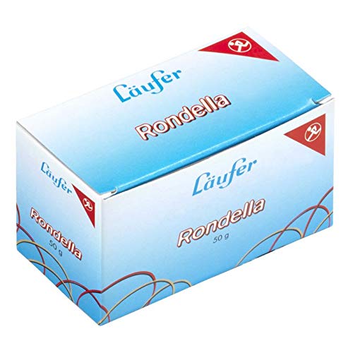 Läufer Rondella Rubber Bands 50g Box 200x17 mm/125 mm Ø red