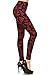 Leggings Depot Women's Fall/Winter Ultra Soft Christmas Reindeer Snowflake Print Holiday Fashion Leggings (Christmas Tree words, One Size (Size 0-12))