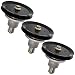8TEN 3pk Spindle Assembly with Pulley for Exmark 72 Inch Deck Lazer Z XP Zero Turn 644092 1-644092 3 Pack primary