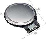 Amazon Basics Digital Kitchen Scales 11 lbs LCD Display Stainless Steel view 12