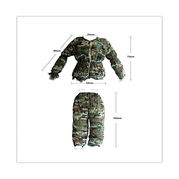 ZLDMYC Sniper Anzug Jagd Anzug Secretive Jagd-Kleidung Armee Airsoft Schießen Uniform – Bild 6