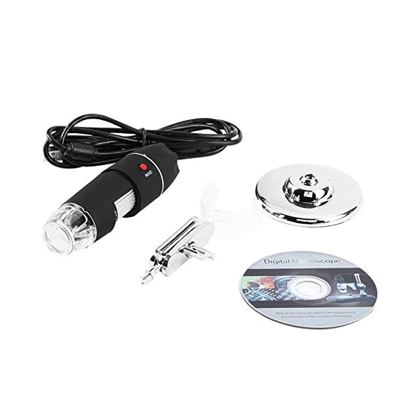 Digital USB Mikroskop, taschenmikroskop,1000X Zoom 8 LED Lupe Endoskop Kamera Video mit Ständer – Bild 7