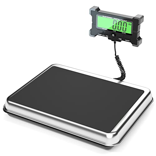 Shipping Scale 265lbs LCD Digital Postal Scale, Stainless Heavy Duty