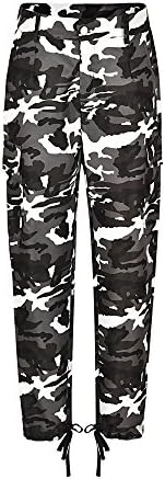 EraseSIZE Women's Camouflage Pants Camo Casual Cargo Joggers Trousers Hip Hop Rock Trousers, Fashion Soft and Comfortable, Stylish and Attractive for Daily, Casual