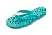 Chazzi Womens "Cheese Style" Thong Beach Sandal Flipflops In 4 Neon Bright Colors Green 9