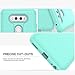 WeLoveCase for LG V20 Case, Heavy Duty High Impact Defense Shield Hard PC Outer Shell with Inner Soft Rubber Hybrid 3 in 1 Combo Full-Body Armor Protective Case for LG V20 Cool Mint