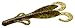 Zoom Bait Brush Hog Bait-Pack of 8 (Watermelon Green Orange, 6-Inch)