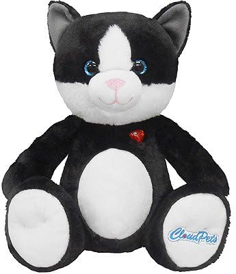 CloudPets 12 inch Kitty with Moon and Star Blue Night Light