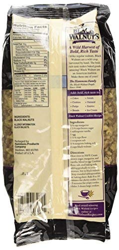 image for Hammons Fancy Large Black Walnuts -Wild Harvested - Non-GMO - Gluten-F