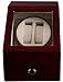 Top Quality Double Automatic Wood Watch Winder with 3 storages