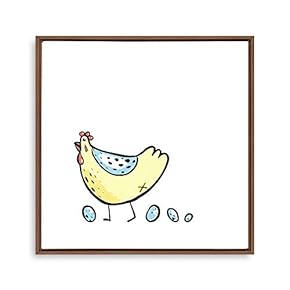 Framed Cartoon Pattern Home Artwork for Children