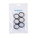 Bluecell 6pcs 10mm Aluminum Alloy Bike Headset Spacer Stem Spacer Bicycle Headset Washer for MTB Bike Road Bikes 1-1/8″ Forkthumb 4