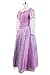 SIDNOR Halloween Princess Cosplay Costume Princess Rapunzel Dress Ball Gown Outfit Suit for Women