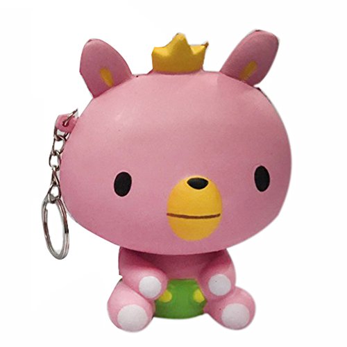 Vipe Kawaii Slow Rising Squishy Slice Bear Cream Scented Slow Rising Hand Wrist Toy Color Random - Thumbnail 2