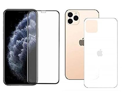 Hoa Front Black White Back Rear 6d Tempered Glass Amazon In Electronics