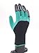 DIGGERZ LLC Garden Gloves with Claws; Universal Size; 8 ABS Plastic Claws on Left and Right Hands, Green; Quick & Easy to Dig Without Tools, Great Gift for Mom and Dad, Safe For Planting