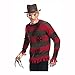 Forum Novelties Men's Deluxe Adult Plus Freddy Sweater, Red/Brown, X-Large