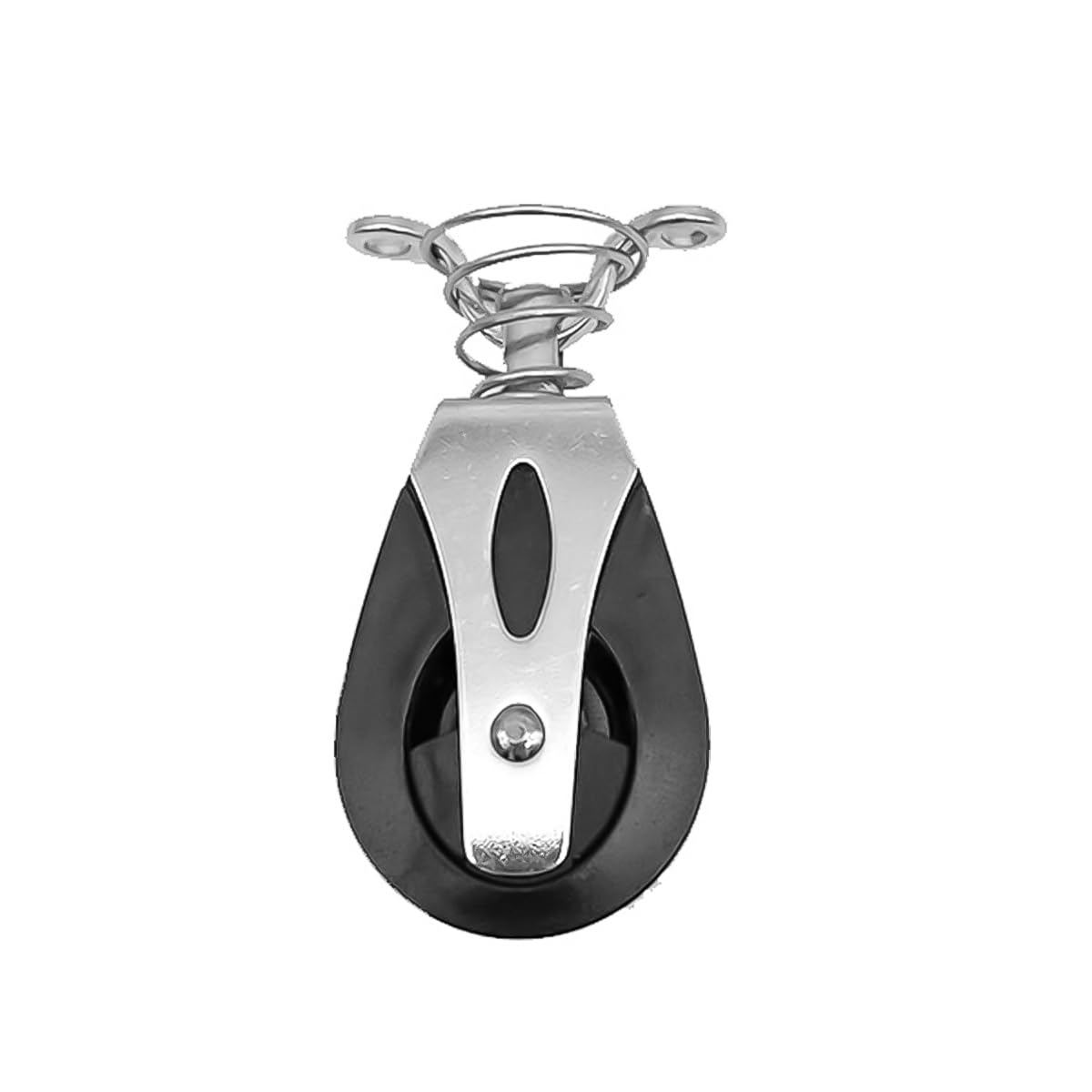 ZONADAH Sheave Block Head Nylon Swivel Sailboat Plain Bearing Pulley Rope Runner Boat Accessories Stainless Steel Marine Grade